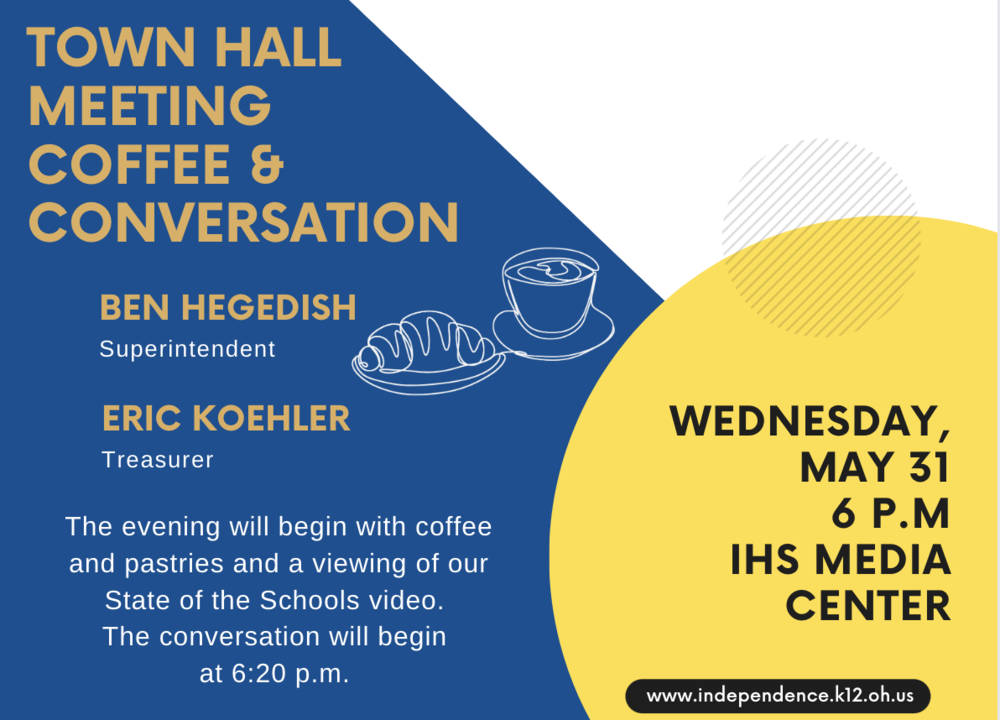 Town Hall Meeting with Superintendent & Treasurer