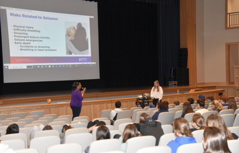Independence High School Student Coordinates Epilepsy Presentation for Students and Staff