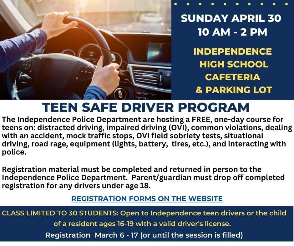 Teen driver program